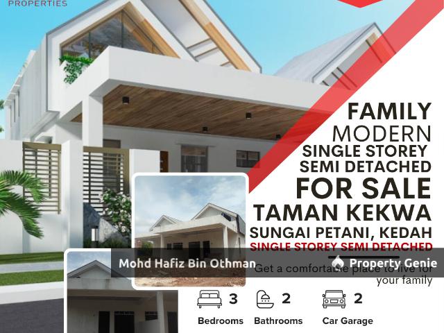 Residential House for sale in Sungai Petani, Kuala Muda