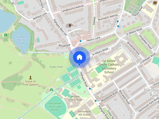 Apartment for rent in Dartmouth Park, Greater London