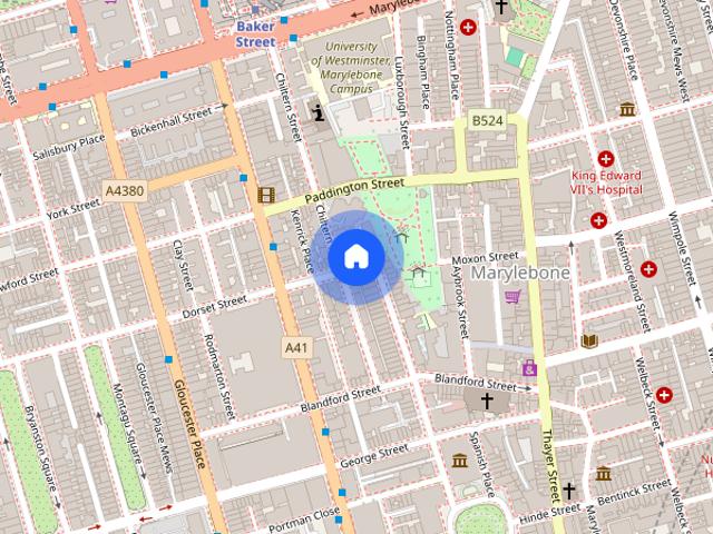 Apartment for rent in Marylebone, Greater London