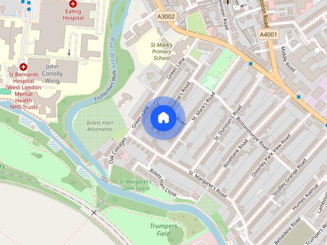 House for rent in London Borough of Ealing, Hanwell
