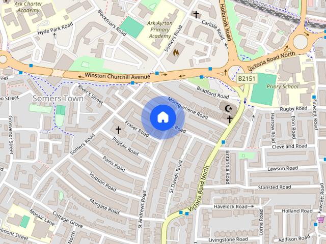 Room for rent in Somers Town, City Of Portsmouth