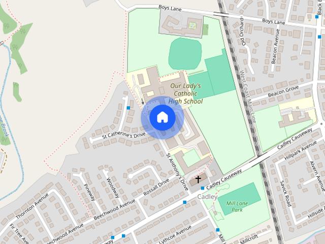 House for rent in Cadley, Higher Bartle