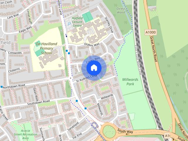 House for rent in South Hatfield, Welwyn Hatfield