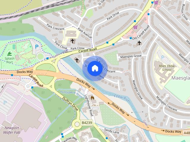 Apartment for rent in Maesglas, Wales