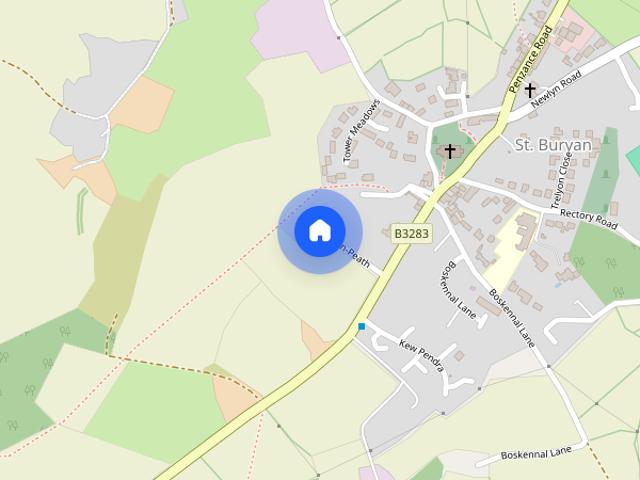 House for rent in St Buryan, Cornwall