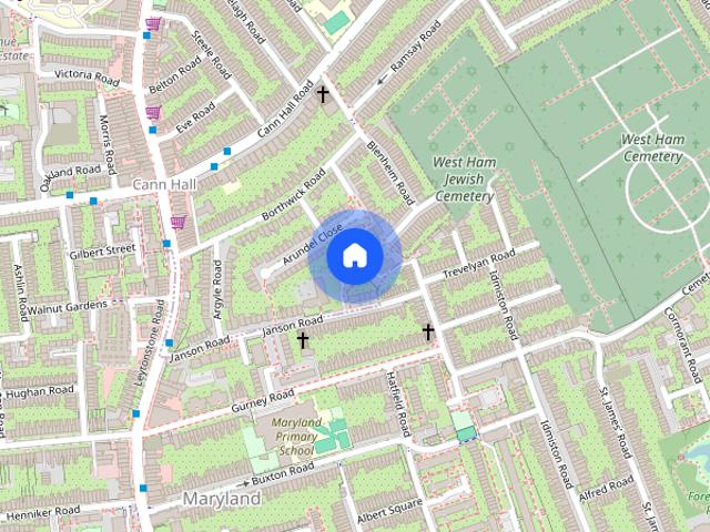 Apartment for rent in Cann Hall, Greater London
