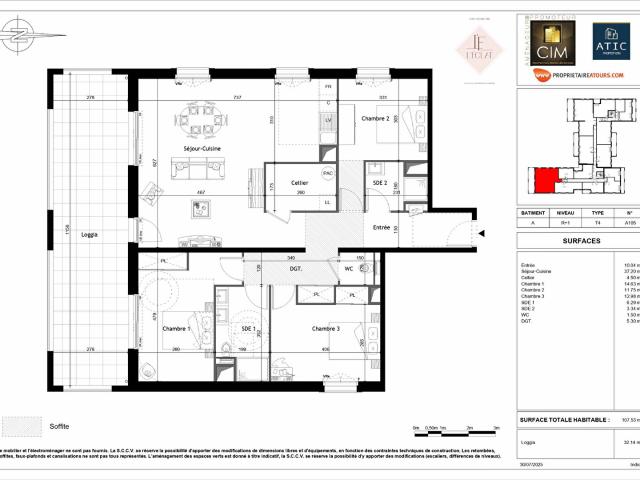Appartement vente à Tours, Saint-cyr-sur-loire