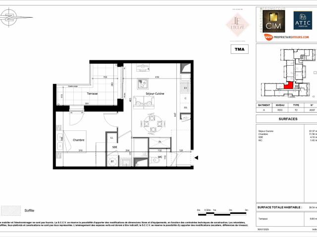 Appartement vente à Tours, Saint-cyr-sur-loire