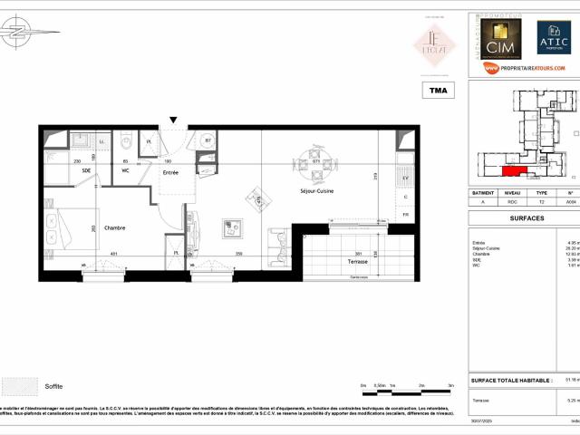 Appartement vente à Tours, Saint-cyr-sur-loire