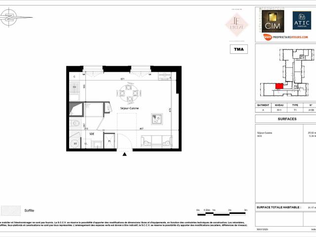 Appartement vente à Tours, Saint-cyr-sur-loire