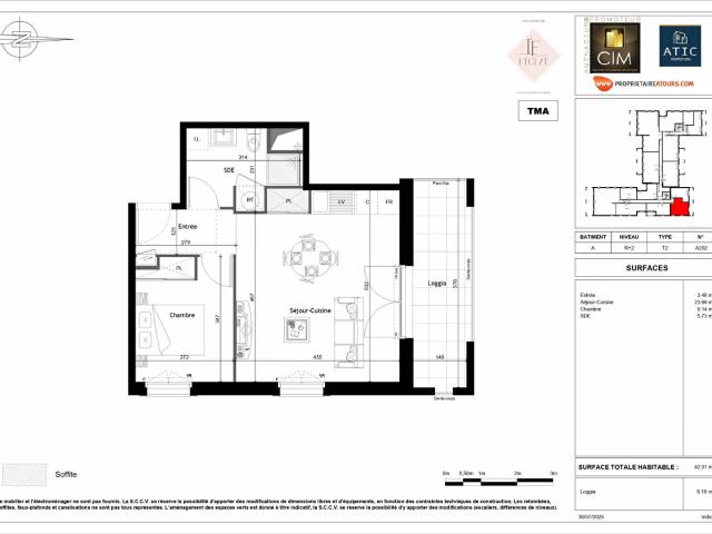Appartement vente à Tours, Saint-cyr-sur-loire