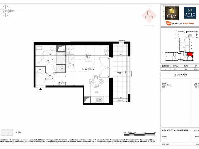 Appartement vente à Tours, Saint-cyr-sur-loire