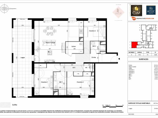 Appartement vente à Tours, Saint-cyr-sur-loire