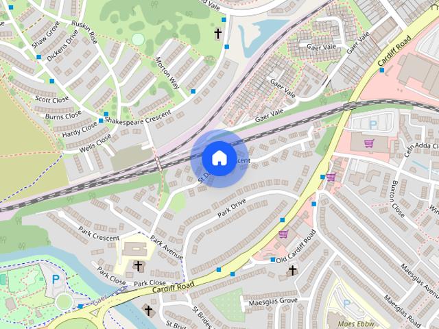 House for rent in Maesglas, Wales