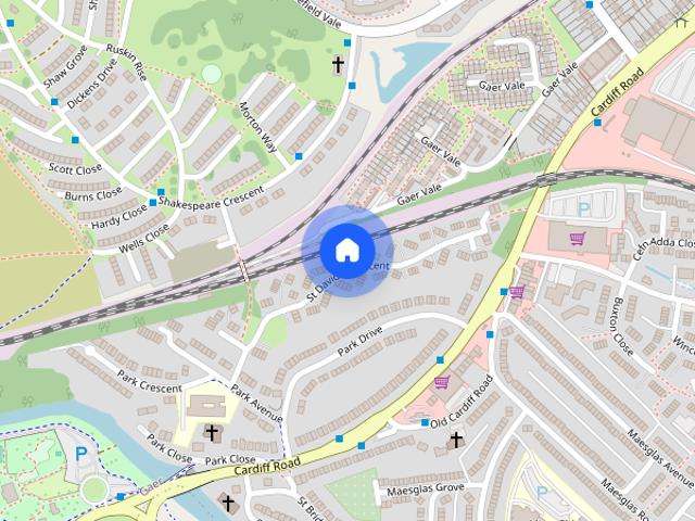 House for rent in Maesglas, Wales