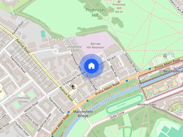 Apartment for rent in Chalk Farm, Cat Hill