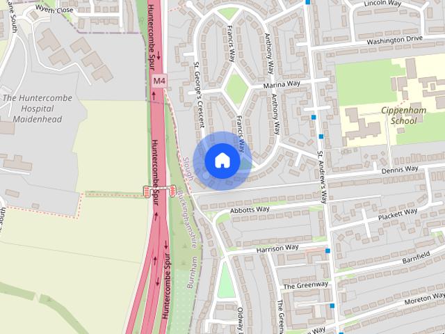 House for rent in Cippenham, Slough