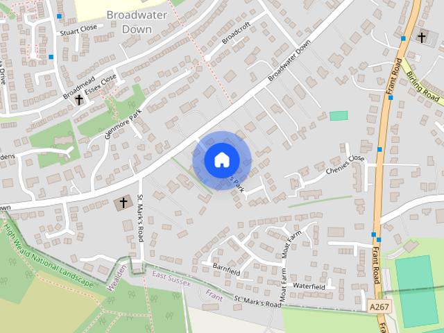 House for rent in Broadwater Down, Sandown Park