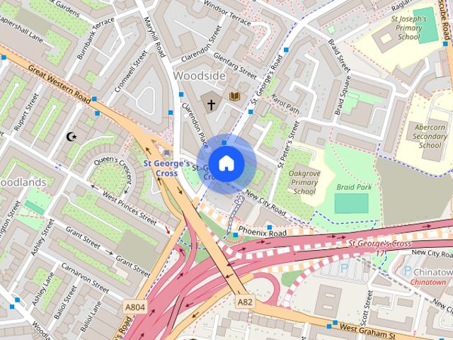 Apartment for rent in Queen's Cross, Glasgow