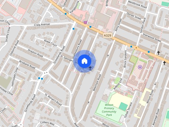 House for rent in Dee Park, Reading