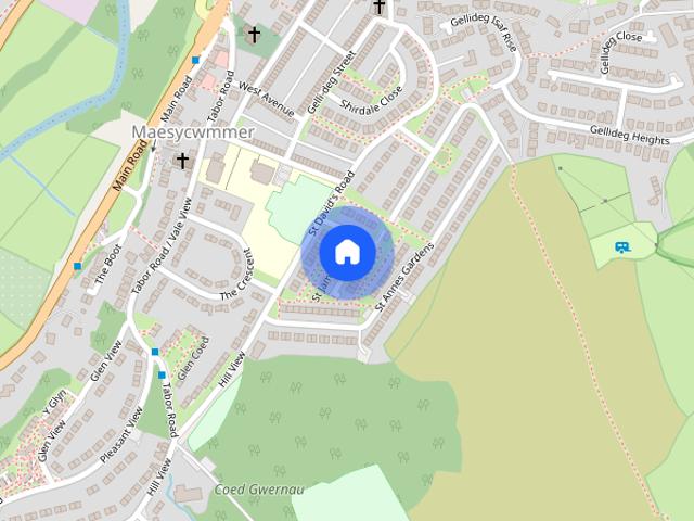 House for rent in Maesycwmmer, Wales