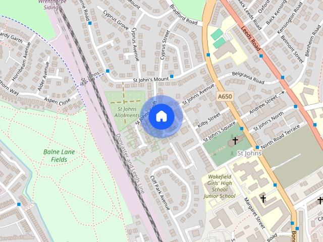 Apartment for rent in Wrenthorpe, West Yorkshire