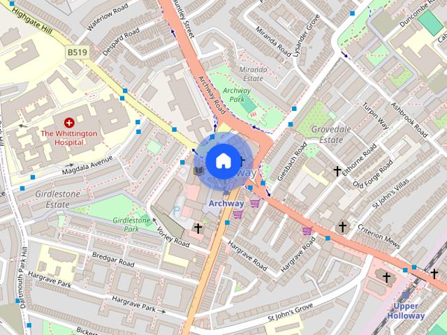 Apartment for rent in Archway, Cat Hill