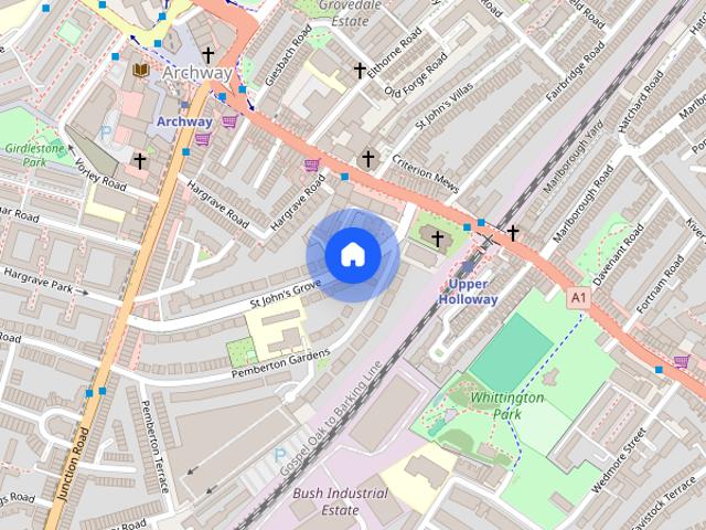 Apartment for rent in Archway, Greater London