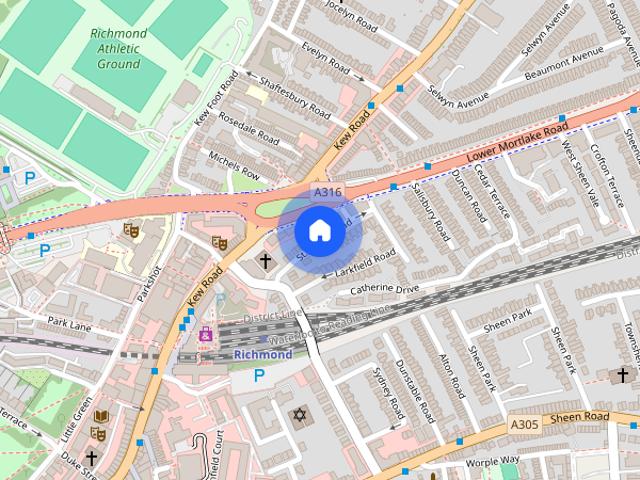 Apartment for rent in North Sheen, Greater London