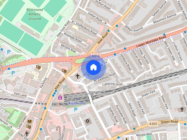 Apartment for rent in North Sheen, Greater London