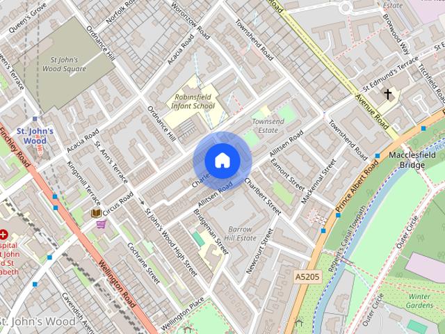 Apartment for rent in Belsize Park, Cat Hill