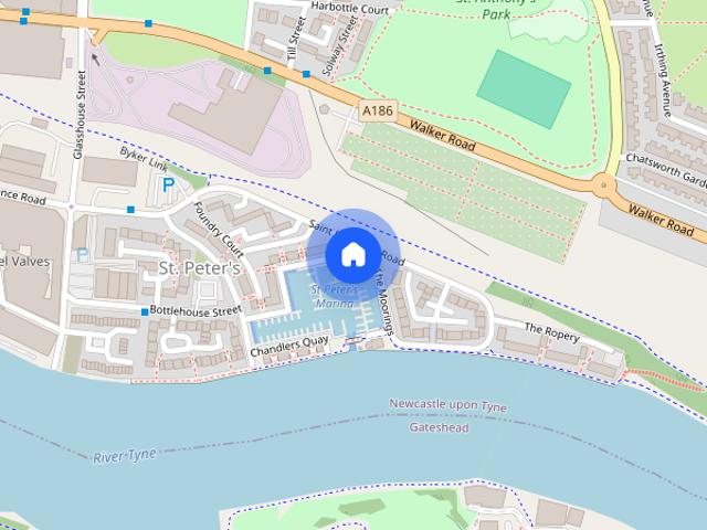 Apartment for rent in St. Peter's, Newcastle upon Tyne