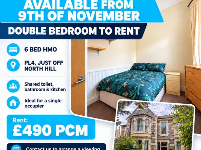House for rent in Greenbank, Plymouth