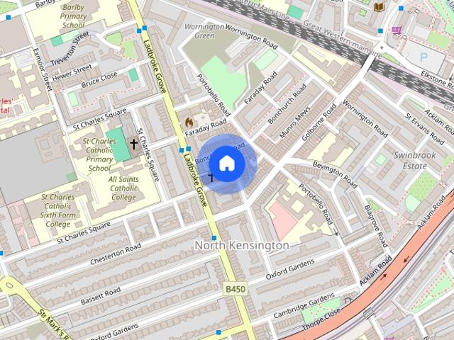 House for rent in Westbourne Green, North Kensington