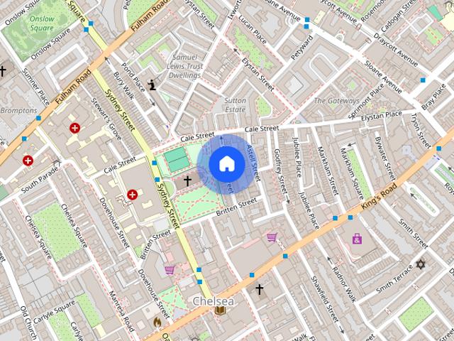 House for rent in Chelsea, Cat Hill