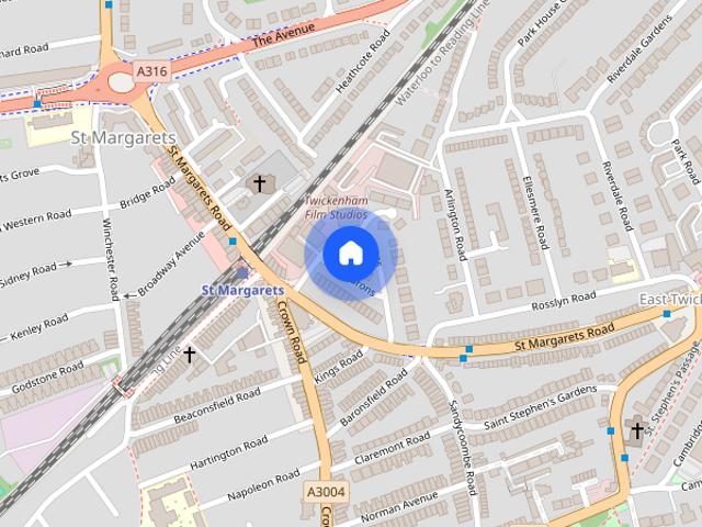 Apartment for rent in St Margarets, Greater London