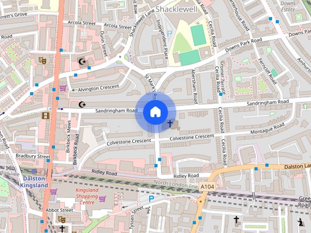 Apartment for rent in Shacklewell, Greater London