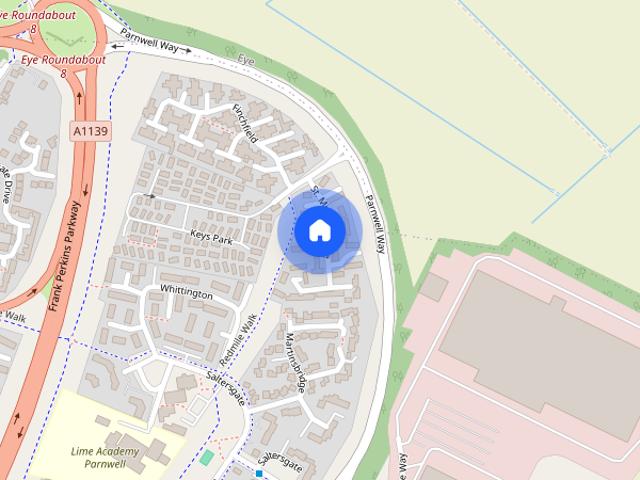 House for rent in Parnwell, Peterborough