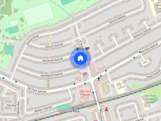 House for rent in Elm Park, Greater London