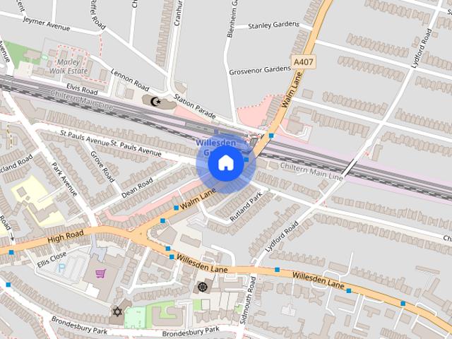 Room for rent in Mapesbury, Greater London