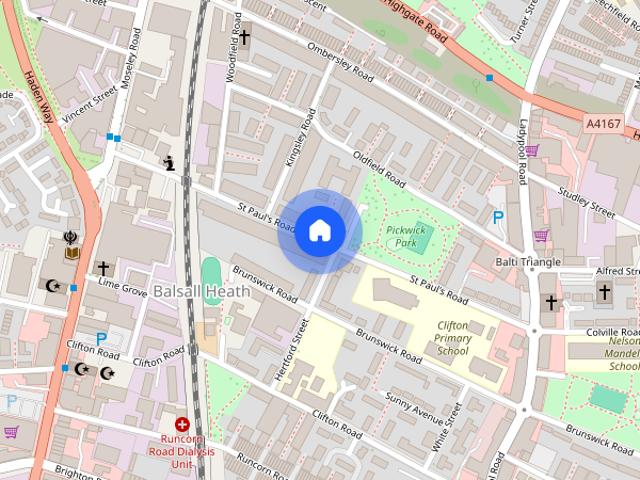 Room for rent in Balsall Heath, West Midlands