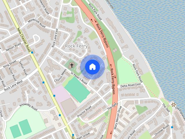 Apartment for rent in Rock Ferry, New Ferry