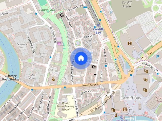 Apartment for rent in Cardiff Bay, Falcon Lodge