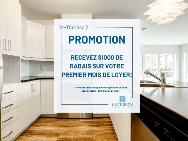 Apartment for rent in Sainte-thérèse
