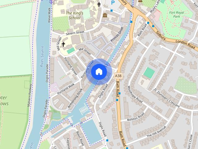 Apartment for rent in Diglis, Worcestershire