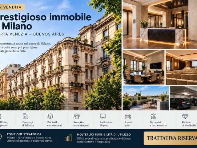 Palazzo in vendita a Porta Venezia, Milano