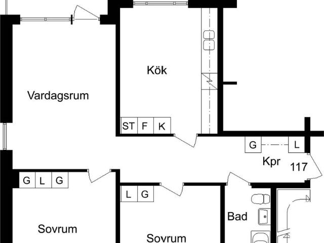 Lägenhet hyra i Skellefteå, Västerbotten