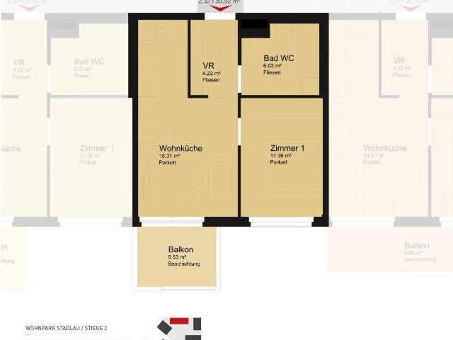 Apartment mieten in Donaustadt, Wien