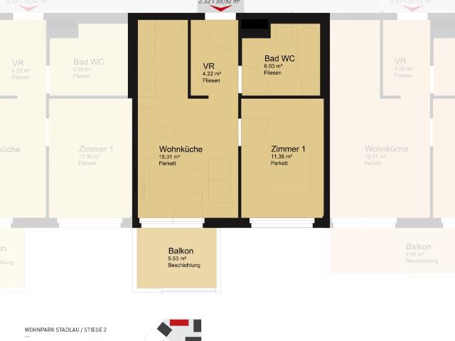 Apartment mieten in Donaustadt, Wien