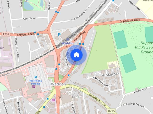 Apartment for rent in London Borough of Croydon, Waddon